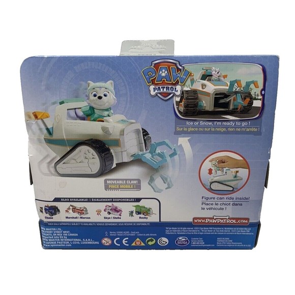 Paw Patrol Everest's Rescue Snowmobile Toy Vehicle and Figure Spin Master - Picture 2 of 4